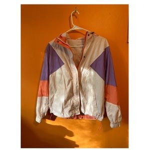 American eagle pastel rain jacket